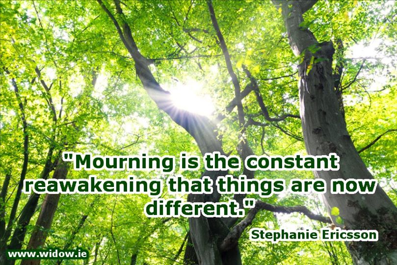 Mourning is the constant awakening