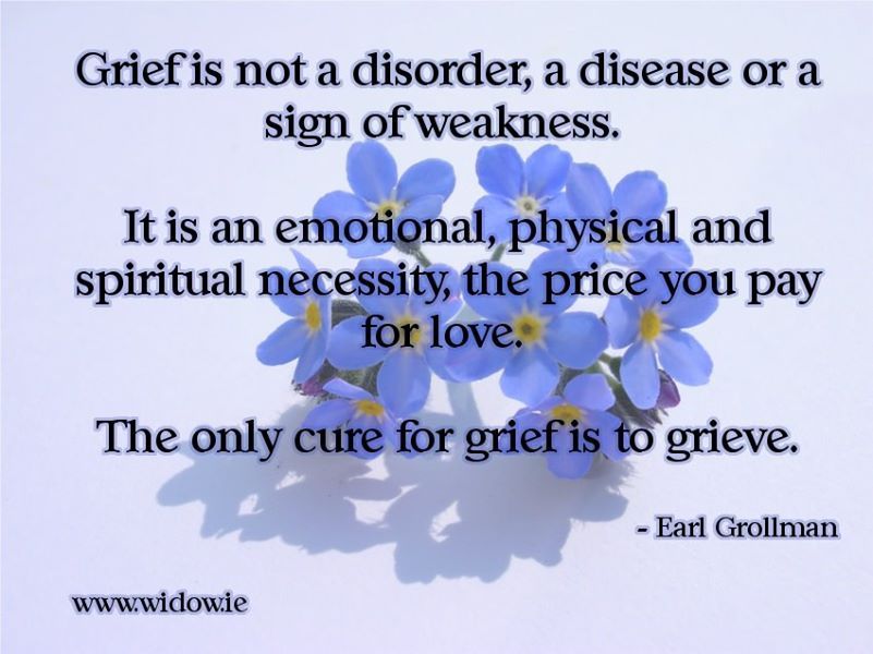 Grief is not a disorder
