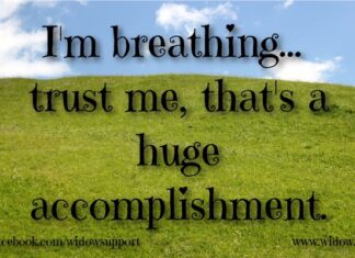 I'm breathing trust me, that's a huge accomplishment