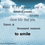show life reasons to smile
